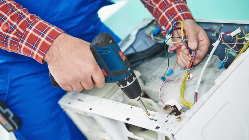 Sincan LG LG çamaşır makinesi kart tamiri – Su almama arızası orijinal parça ile giderildi. - Teknik servis örneği