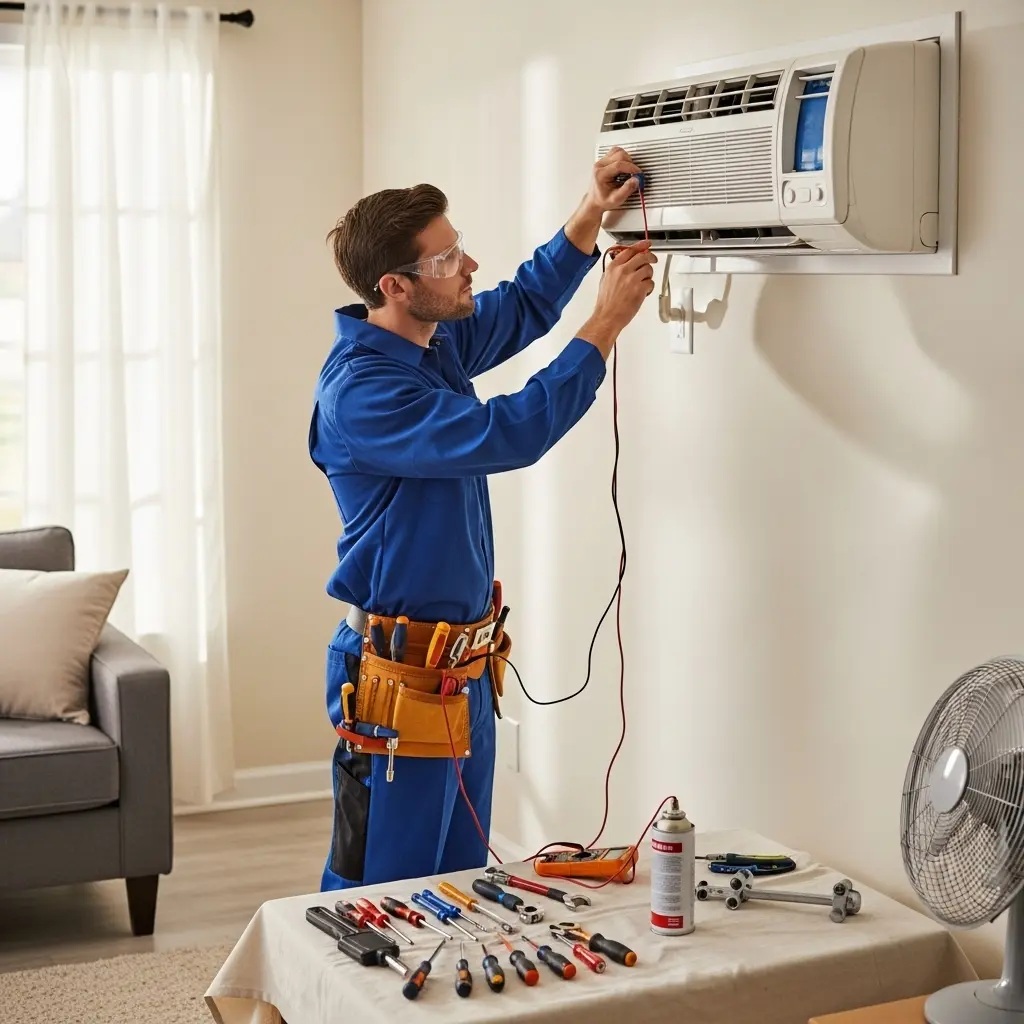 Sincan LG LG klima gaz dolumu ve bakım – Enerji verimliliği artırıldı. - Teknik servis örneği